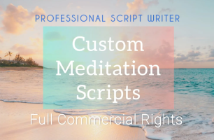 I will create custom meditation scripts ready for commercial use