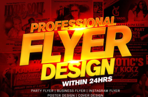 I will create flyer design, poster, brochure for any event