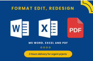 I will create ms word template, edit, format ms word document and letterhead